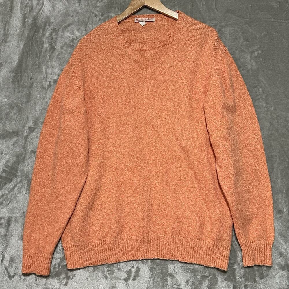 Riccardo Piacenza Pullover Sweater Womens Size XXL 58 Pink 100% Wool Puff Sleeve